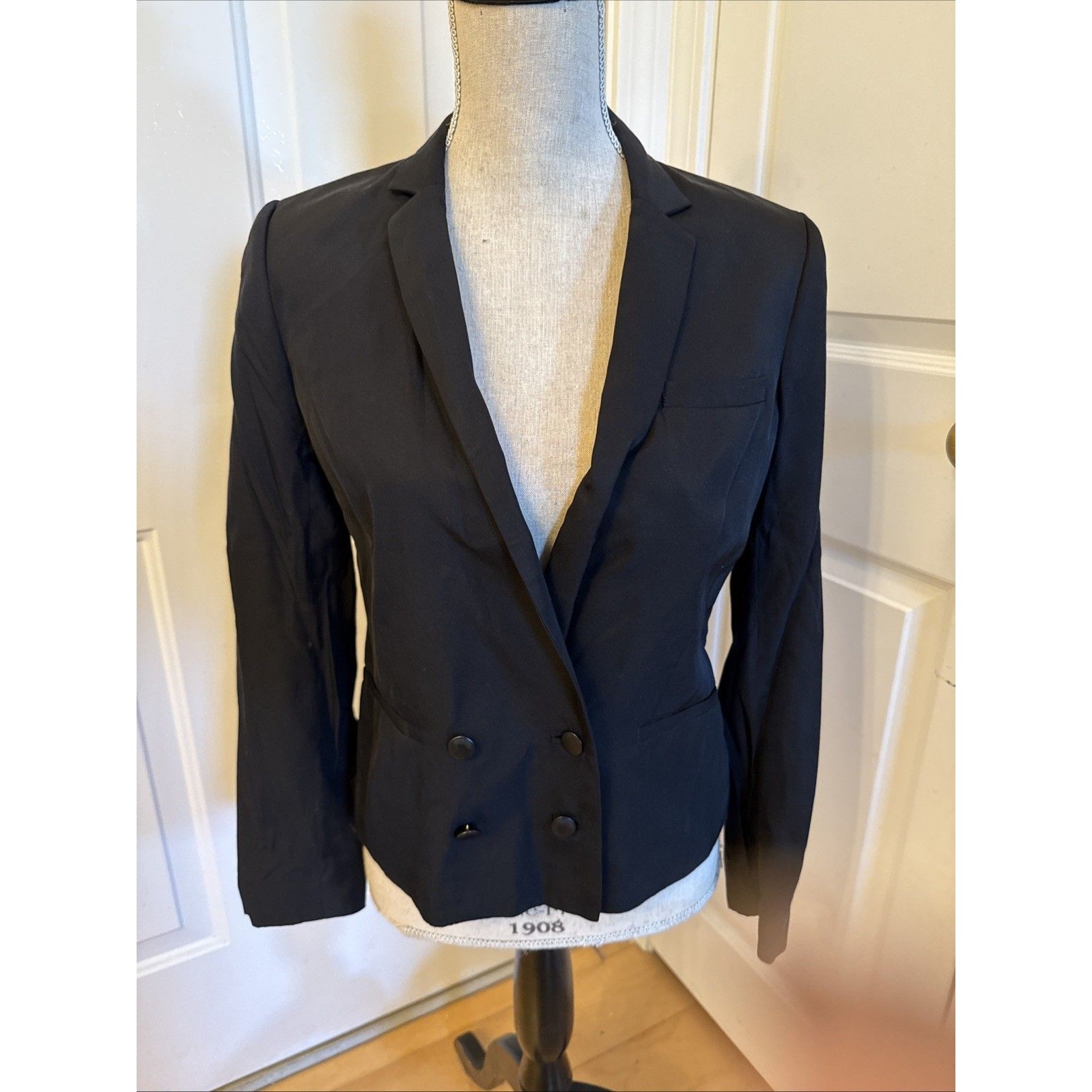 Polished Professional Rag & Bone Black Silk Blend Blazer Women’s Size 4